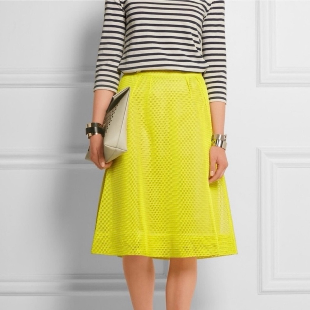 J. Crew Collection Catalina Mesh A-Line Skirt Size 6